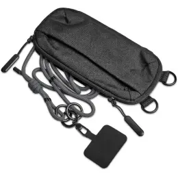 Altitude Glam Recycled PET Crossbody Bag & Phone Strap - Grey Bag